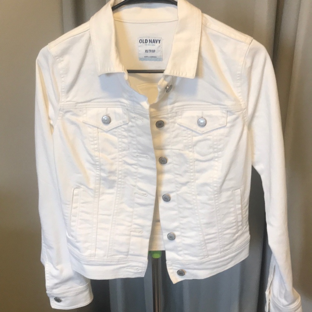 Old Navy Cream Denim Jacket